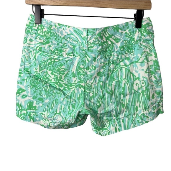 Lilly Pulitzer Callahan Shorts Green Size 00 Summer - Picture 4 of 7